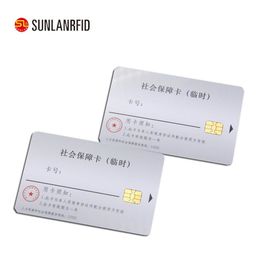 China SLE 4428 Contact IC Card Social Security card Medical Insurance Card supplier