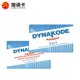 China SUNLANRFID Credit card size blank plain white pvc CR80 30mil plastic NFC card supplier