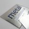 China Manufacturer Embossed Number Hard Plastic Black Metal Golden Business Cards for sales supplier